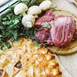 a hearty steak and kidney pie